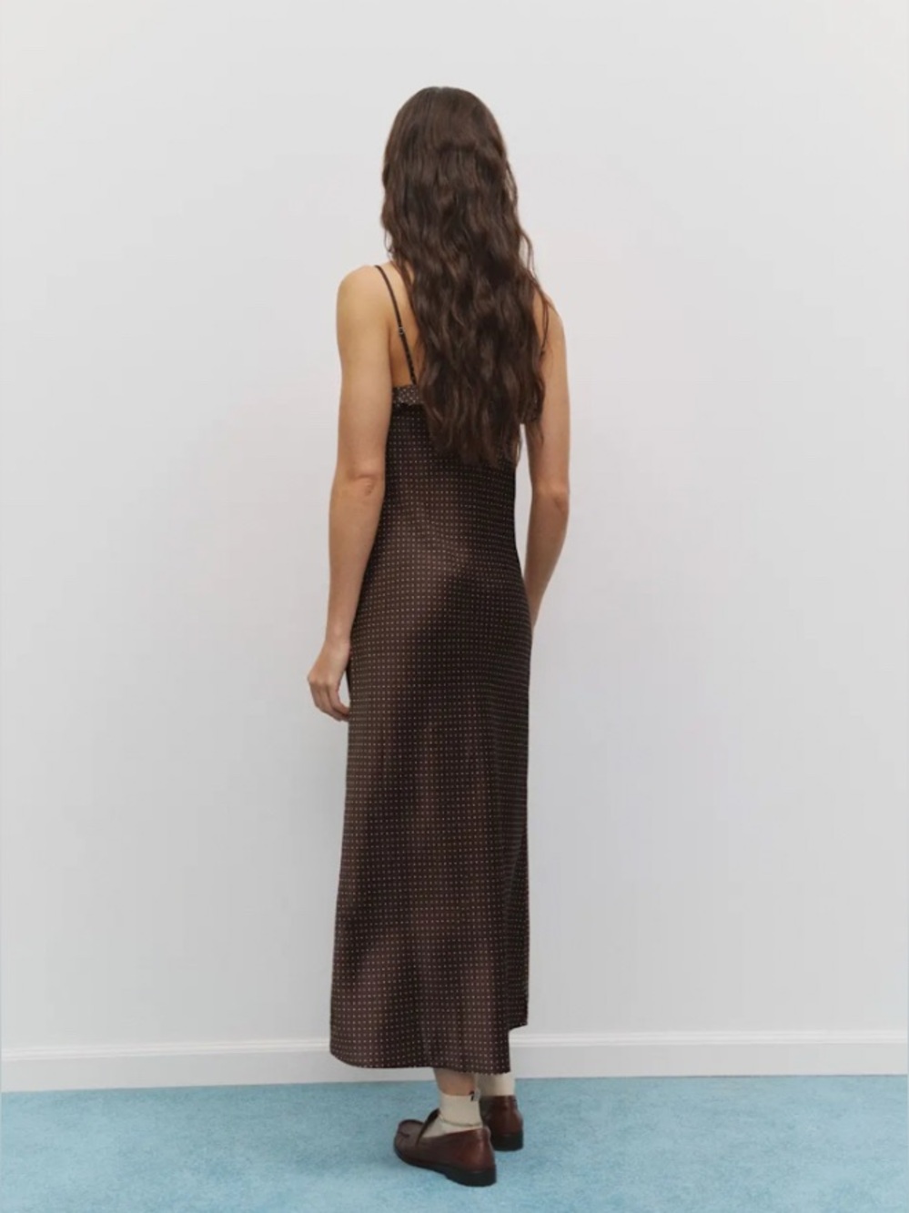 NEW Reformation Aribella Silk Ruffle Polka Dot Dress Size M - Picture 3 of 11
